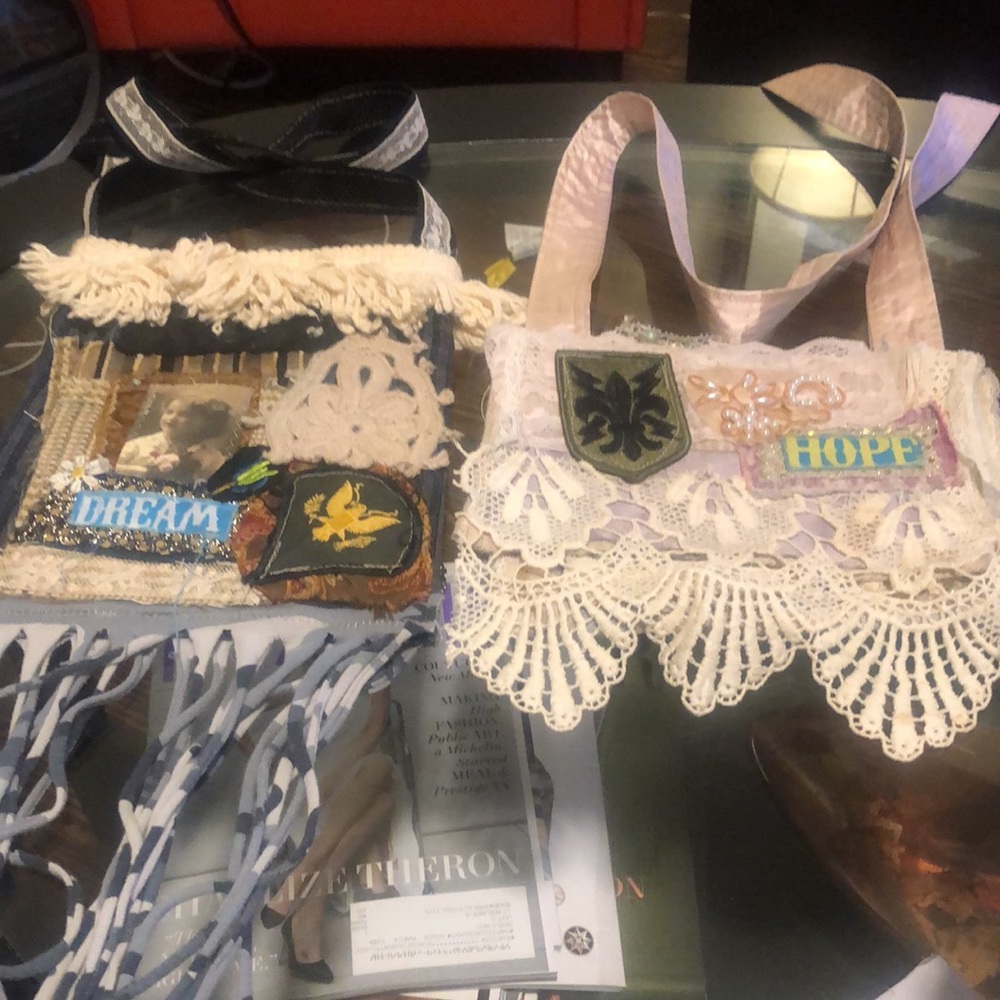 Bundle of 2 Handmade Boho bags